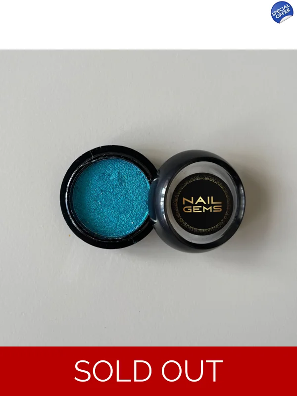 Turquoise Holographic Chrome